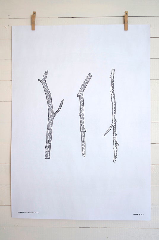 Kolme keppiä poster - Image 2