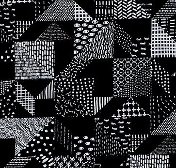 Seitsemän palaa -fabrics by the meter