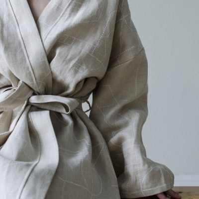 Sauna collection - Unien talo dressing gown